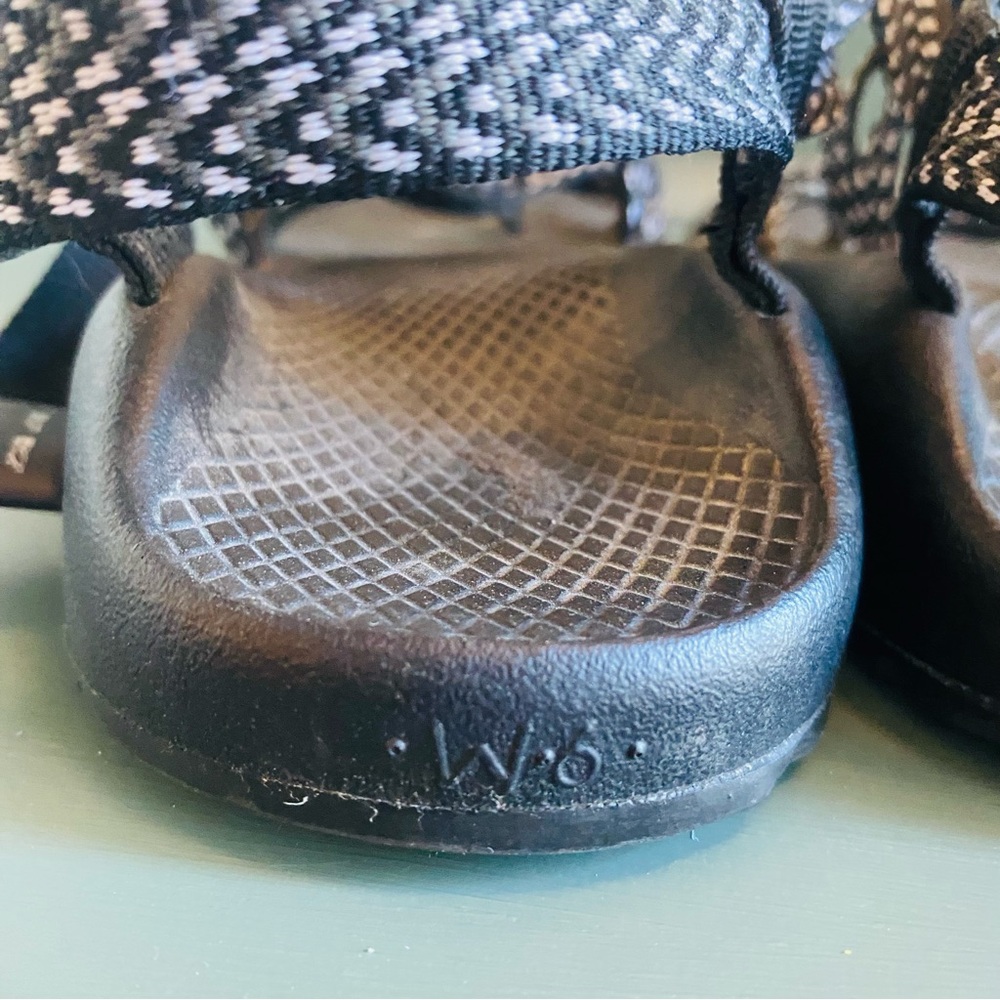 Chaco Classic ZX/2 Sandal Black White - Picture 9 of 12